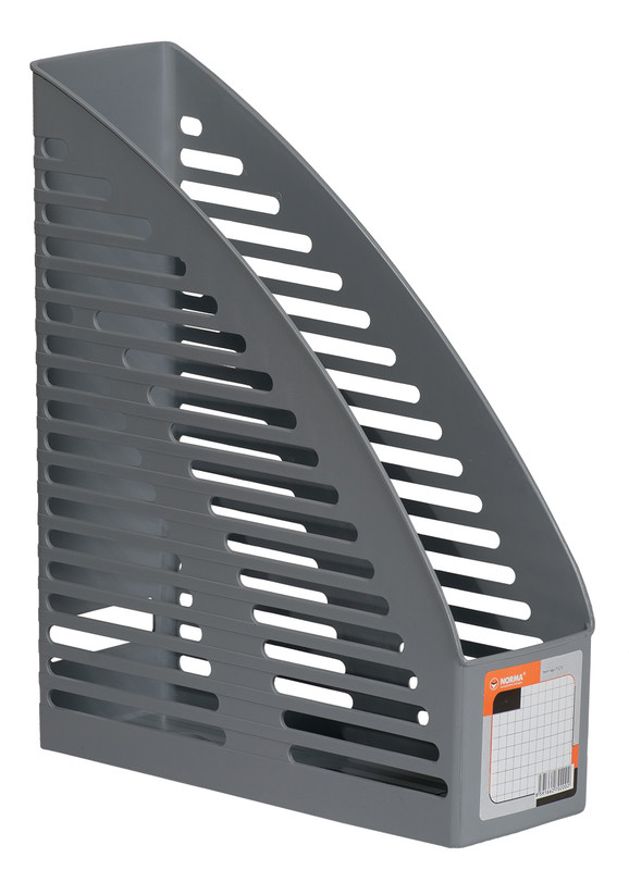 Лоток для паперів NORMA (7020N), удароміцний пластик, на 1 відділення, сірий